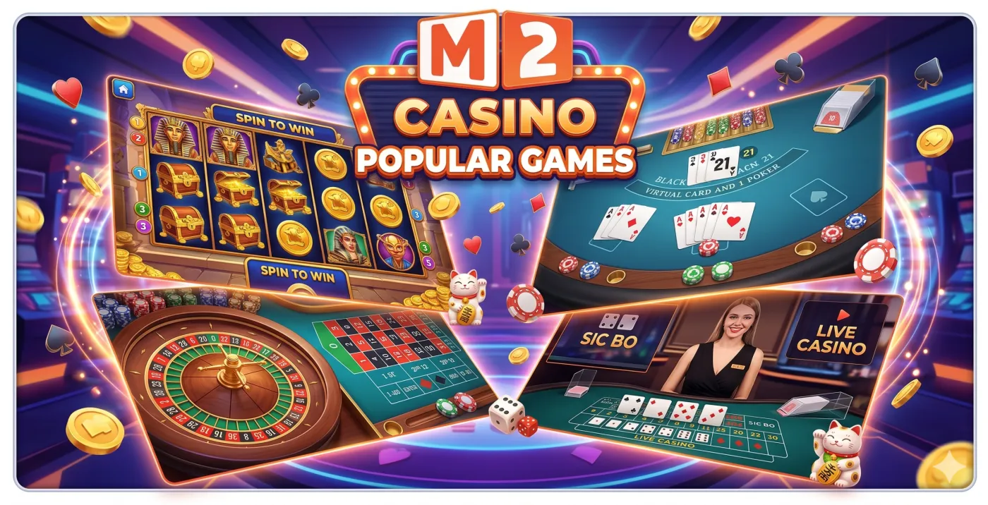 M2 Casino game categories